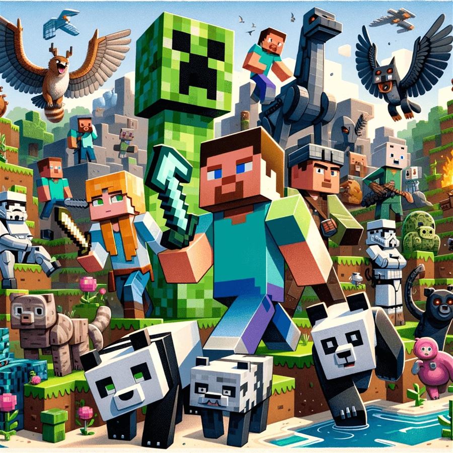 Minecraft Figurer: En Verden af Fantasi og Eventyr for Børn